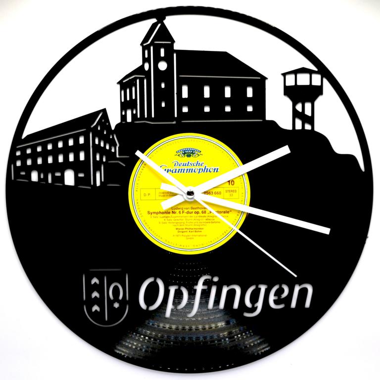 Schallplattenuhr-Opfingen